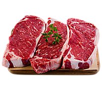 USDA Choice Beef New York Steak Boneless from Ranches in the Pacific Northwest VP - 3 lbs.