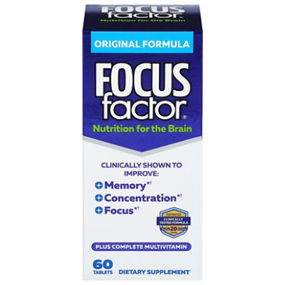 Focus Factor Brain Nutrition - 60 Count - Image 3