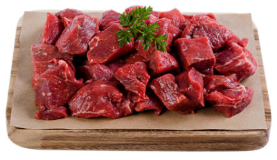 USDA Choice Beef Stew Meat Boneless from Ranches in the Pacific Northwest - 1.25 lbs. - Image 1