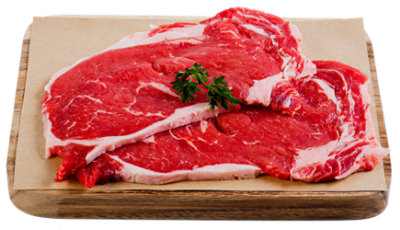 USDA Choice Beef Ribeye Steak Thin Cut Boneless from Ranches in the Pacific Northwest - .75 lbs. - Image 1