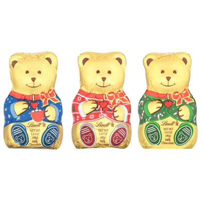 Lindt TEDDY Bear Holiday Milk Chocolate Candy - 1.4 Oz - Image 1