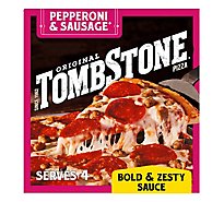 Tombstone Original Pepperoni And Sausage Frozen Pizza Pack 12in - 19.4 OZ