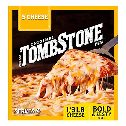 Tombstone Five Cheese Frozen Pizza - 18.5 Oz - Image 1