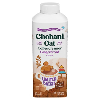 Chobani Plant-Based Oat Coffee Creamer Gingerbread Limited Batch - 24 Fl. Oz - Image 2