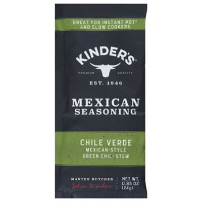 Kinders Chile Verde Seasoning - 0.85 Oz - Image 3