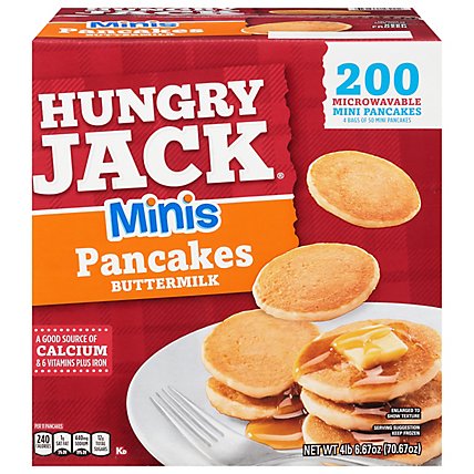 Hungry Jack Buttermilk Mini Pancakes - 200 CT - Image 2