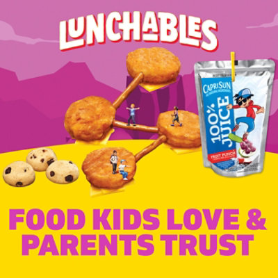 Lunchables Chicken Nugget Kabbobles w/ Cheddar Mini Chocolate Chip Cookies & Capri Sun  Juice - 9 Oz - Image 4