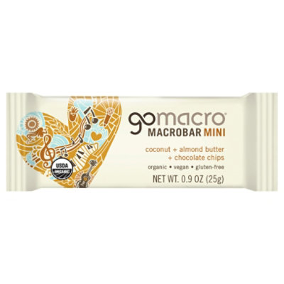 Go Macro Mini Coconut Almond Butter Choc Chip - .9OZ - Image 3