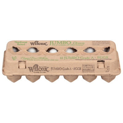 Wilcox Eggs Cage Free Jumbo White - 12 CT - Image 3