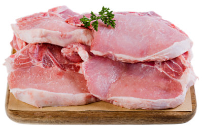 Signature SELECT Bone-in Pork Loin Chops All Natural Raised in the USA VP - 3.5 Lb - Image 1