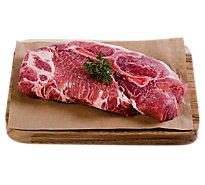 Haggen Pork Shoulder Blade Steak Bone-In All Natural Raised in the USA - 1 lb.