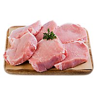Haggen Pork Loin Chops Boneless All Natural Raised in the USA VP - 4 lbs. - Image 1