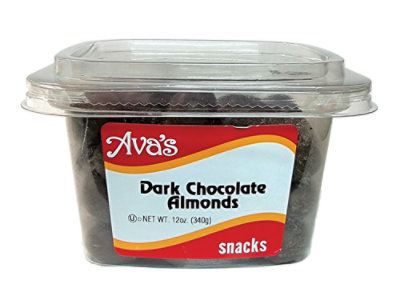 Avas Chocolate Covered Almonds - 12 Oz - Image 1