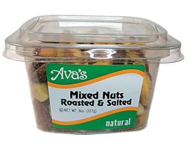 Ava's Roasted Salted Mixed Nuts - 8 Oz - Image 1