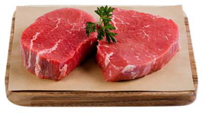 USDA Choice Beef Eye of Round Steak Boneless from Ranches in the Pacific Northwest - 1 lb. - Image 1