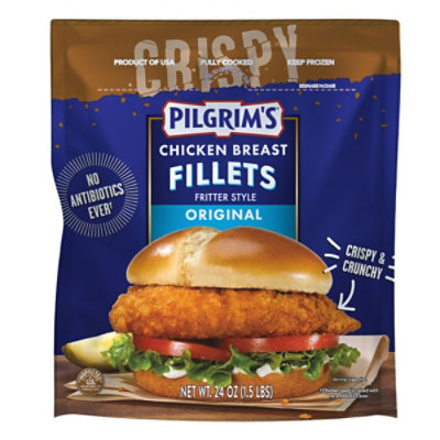 Pilgrim's Crispy Fritter Breast Fillet - 1.5 Lb - Image 1