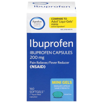 Signature Select/Care Ibuprofen Capsules Mini 200mg - 160 CT - Image 3