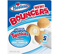 Hostess Bouncers Glazed Twinkies Packable Pouches Perfect for Lunchboxes 5 Count - 8.62 Oz