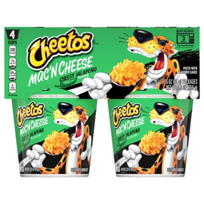 Cheetos Mac N Cheese Pasta With Flavored Sauce Cheesy Jalapeno Flavor - 9 Oz - Image 3