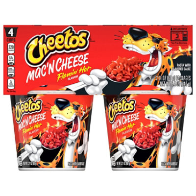 Cheetos Mac N Cheese Psta With Flavored Sauce Flamin Hot Flavor - 8.4 Oz