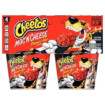 Cheetos Mac N Cheese Psta With Flavored Sauce Flamin Hot Flavor - 8.4 Oz - Image 3