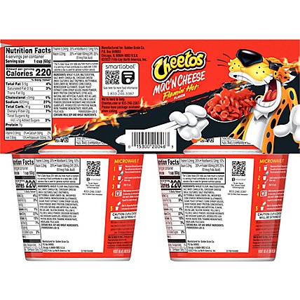 Cheetos Mac N Cheese Psta With Flavored Sauce Flamin Hot Flavor - 8.4 Oz - Image 6