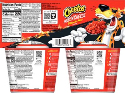 Cheetos Mac N Cheese Psta With Flavored Sauce Flamin Hot Flavor - 8.4 Oz - Image 6