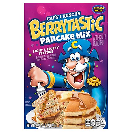 Capn Crunchs Pancake Mix Berrytastic Artificially Flavored - 1.5 Lb - Image 3