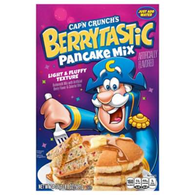 Capn Crunchs Pancake Mix Berrytastic Artificially Flavored - 1.5 Lb