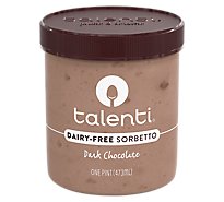 Talenti Dark Chocolate Dairy-Free Sorbetto - 1 Pint