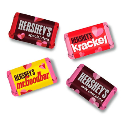 Hersheys Miniatures Assorted Chocolate Valentines Day Candy Bag - 9.9 Oz - Image 3
