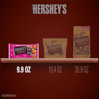 Hersheys Miniatures Assorted Chocolate Valentines Day Candy Bag - 9.9 Oz - Image 5