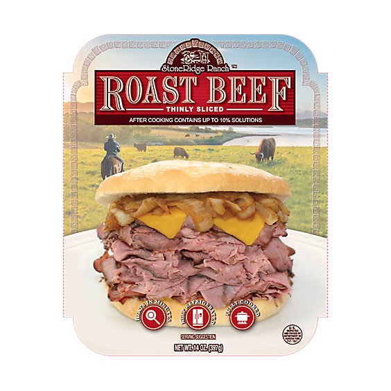 Stoneridge Ranch Sliced Roast Beef - 14 OZ