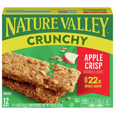 Nature Valley Crunchy Apple Crisp Granola Bar - 8.94 Oz