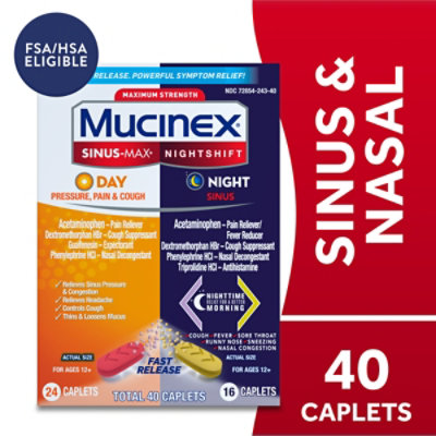 Mucinex Us Sm Cf D&n - 40 Count - Image 1