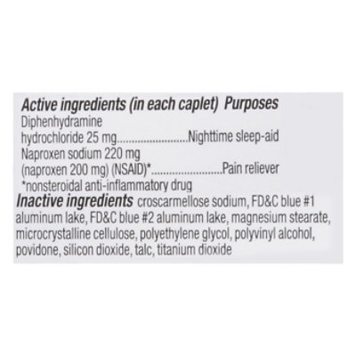 Signature Select/Care Naproxen Sodium Pm Caplets 220mg - 50 CT - Image 4