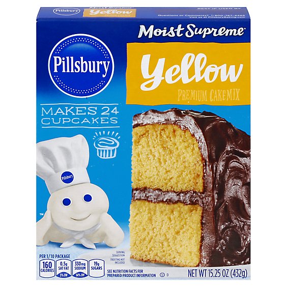Pillsbury Premium Yellow Cake Mix - 15.25 Oz