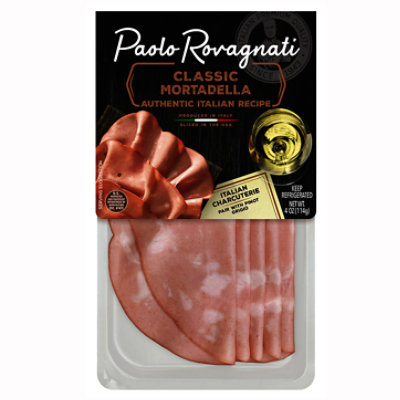 Paolo Rovagnati Pre-sliced Mortadella Classic - 4 OZ - Image 1