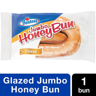 Hostess Single Serve Jumbo Glazed Honey Bun - 4.75 Oz