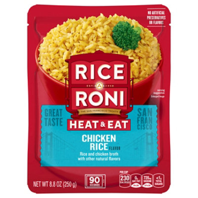 Rice-A-Roni Heat & Eat Chicken Rice Flavor - 8.8 Oz - Image 1