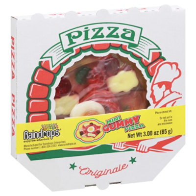 Raindrops Gummie Candy Pizza Small - EA - Image 1