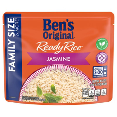 Ben's Original Ready Jasmine Rice Family Size Pouch - 17.3 Oz - Image 2