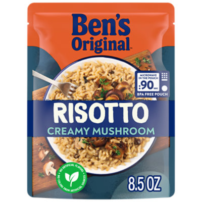 Ben's Original Ready Risotto Mushroom Risotto Rice Pouch - 8.5 Oz
