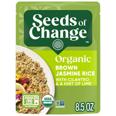 Seeds Of Change Organic Brown Jasmine Rice With Cilantro & A Hint Of Lime Pouch - 8.5 Oz - Image 2