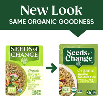 Seeds Of Change Organic Brown Jasmine Rice With Cilantro & A Hint Of Lime Pouch - 8.5 Oz - Image 4