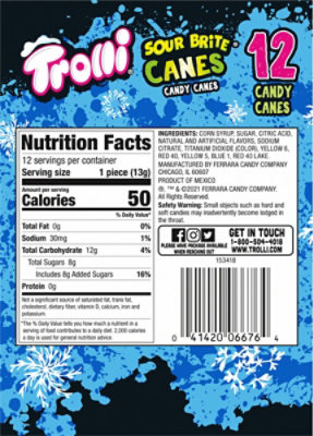 Trolli Sour Brite Candy Canes - 5.3 OZ - Image 7