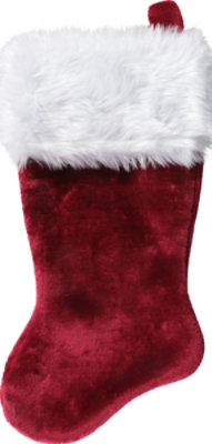 Signature SELECT 20 Inch Velvet Touch Stocking With Soft & Silky White Cuff Styles May Vary - Each - Image 3