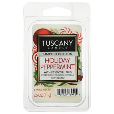 Tuscany Candle Melts Holiday Peppermint Wax Melts - 2.5 Oz - Image 1