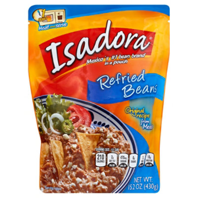 Isadora Bean Refried Orig Recipe - 15.2 Oz - Image 1