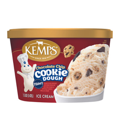 Kemps Chocolate Chip Cookie Dough Ice Cream - 48 Oz - Image 1